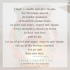 Light A Candle Vig Gleeson