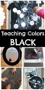 Black And White Objects For Nursery Teaching Colors To Preschoolers Black Preschool Color Activities Teaching Colors Color Activities
