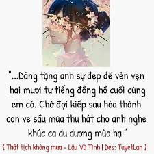 Sau khi bị đuổi khỏi công ty cũ, cứ tưởng rằng kiều an sẽ không thể vực dậy khỏi thất bại đau đớn, cô đã đưa ra một quyết. 50 Tháº¥t Tá»‹ch Khong MÆ°a Y TÆ°á»Ÿng Tiá»ƒu Thuyáº¿t Lá»i Trich Cham Ngon
