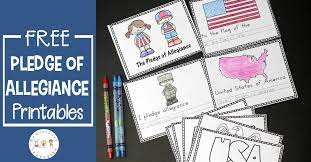 Pledge of allegiance for kids. Free Preschool Pledge Of Allegiance Printables
