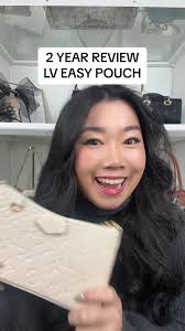 LOVE the versatility of this bag 10/10 recommend #designerhandbags  #luxuryfashion #handbagreview #fashiontrends #louisvuitton #easypouch 2  year wear and tear review