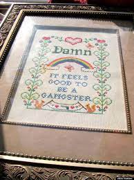 Go cross stitch crazy with our huge selection of free cross stitch patterns! 19 Hilariously Nsfw Cross Stitches You Won T Find In Grandma S House Huffpost