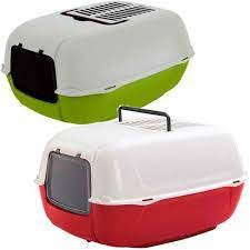 ferplast home prima kapali kedi tuvaleti 53 x 40 x 38 cm amazon pet center kedi tuvaletler amazonlar