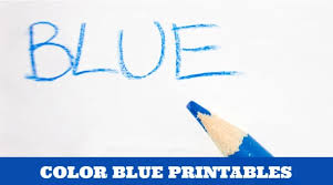 Color dozens of pictures online, including all kids favorite cartoon stars, animals, flowers, and more. Color Blue Worksheets For Preschool Twitchetts