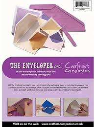 Centre the card on the square of paper like a rectangle over a diamond, it is worth making sure that the card is absolutely in the centre at this point; Crafter S Companion Env The Enveloper Pro Anzeigetafel Lila Purple One Size Amazon De Kuche Haushalt Wohnen
