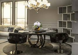 Dining Table By Fendi Casa Contemporary Dining Table Decor Modern Dining Table Stylish Dining Room