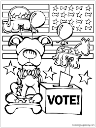 Plus, it's an easy way to celebrate each season or special holidays. Funny Election Day Coloring Pages Funny Coloring Pages Coloring Pages For Kids And Adults