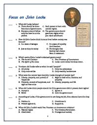 Enlightenment Worksheets And Puzzle Locke Montesquieu Rousseau