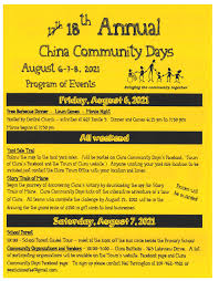 Over 369 trivia questions and answers about tennis in our sports category. 18th Annual China Community Days Set For Aug 6 8 2021 The Town Line Newspaper