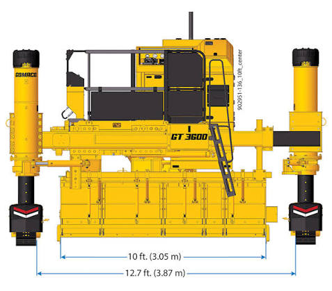 Gomaco GT-3600 Concrete Paver