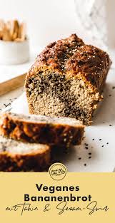 Veganes Bananenbrot Mit Tahin Sesam Swirl Eat This Vegan Foodblog Rezept Bananen Brot Bananenbrot Lebensmittel Essen