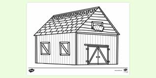 The cute boy with hat is another beautiful element to color. Free Barn Colouring Page Colouring Sheet Teacher Made