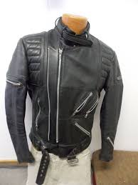 Vintage Leather Hein Gericke Leather Motorcycle Jacket Mens Size 42 Cafe Racer