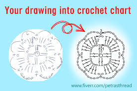 Turn Your Hand Drawing Into Professional Crochet Chart