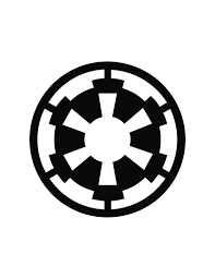Show Off Your Star Wars Fandom And Allegiance To The Empire With This Galactic Empire Imperial Symbol Log Star Wars Symbols Star Wars Empire Logo Star Wars Diy
