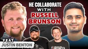How did he partner with Russell Brunson