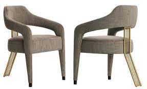 Helen mid century modern dining chair (set of 2) $117.35. Invicta Ii Dining Chair With Metal Gilded Back Leg Dining Chairs Fully Upholstered Dining Chair Fabric Dining Room Chairs