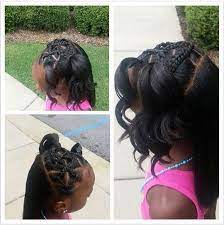 Braids And Press N Curl Kids Hairstyles Girls Hairstyles Braids Hair Styles
