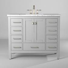 Free shipping for many products! In Stock Eviva Aberdeen 84 White Transitional Double Sink Bathroom Vanity White Carrar Transitional Bathroom Vanities And Sink Consoles By First Look Bath Houzz