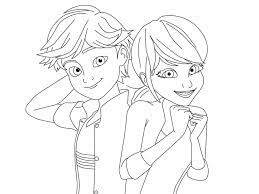 Miraculous ladybug coloring page with images ladybug coloring. Ladybug And Cat Noir Coloring Pages Print For Free