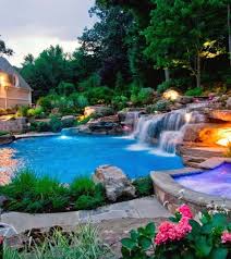Top 60 Best Pool Waterfall Ideas Cascading Water Features