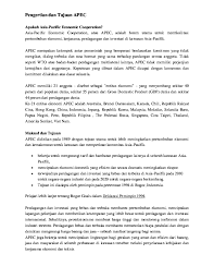 Apek sendiri memiliki kepanjangan yaitu asian pasific economic cooperation. Doc Pengertian Dan Tujuan Apec Dede Putra Academia Edu
