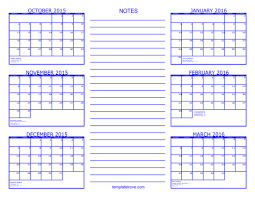 6 Month Calendar 2016 Calendar Template Blank Calendar Template Free Calendars To Print