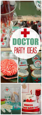 From bubble soccer, wine tours and baking classes, to pole dancing, creative workshops and life drawing, there are so many options when it comes to entertaining your gals. Doctor Party Birthday Doctor Party Catch My Party Doctor Party Medical School Graduation Party Ideas Nursing Graduation Party