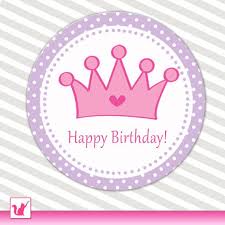 Birthday Crown For Boy Printable Pin By Pinkthecat On Cajas Y Disenos In 2020 Princess Sticker Birthday Labels Girly Birthday Party