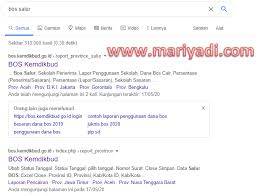 pemeliharaan dalam rangka pemeliharaan, website bos salur tidak bisa diakses pada tanggal 7 maret 2021. Cara Cek Dana Bos 2020 Cara Cek Bos Sudah Cair Atau Belum Di Bos Kemdikbud Go Id Mariyadi Com