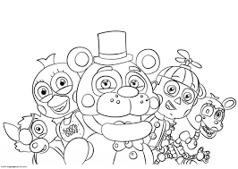 Download and print free cute fnaf characters coloring pages. Five Nights At Freddy S All Characters Coloring Pages Five Nights At Freddy S Coloring Pages Coloring Pages For Kids And Adults
