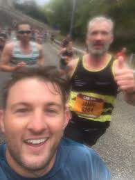 When Rugby League Legend Jamie Peacock tried to slow Ryan Doran down in  today's GNR. Congratulations