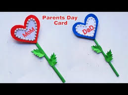 It's the thought, sincerity and effort that always counts. Parents Day Card Making Handmade Easy And Beautiful Card For Parent S Day Parents Day Cards Youtube
