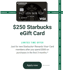 Choose from one free beverage or food item, and redeem this reward within one day of your birthday every year. Targeted Chase Starbucks 250 Giftcard Credit Card Offer Doctor Of Credit