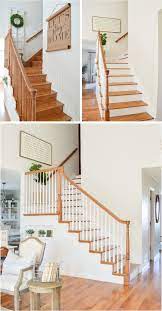 Farmhouse Style Staircase Makeover Staircase Makeover Staircase Design Home