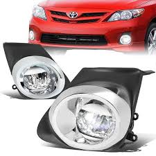 11 13 Toyota Corolla Clear Lens Front Driving Fog Lights W Bezel Cover Switch Toyota Corolla Toyota Corolla
