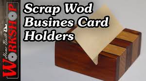 Free shipping on orders over $25 shipped by amazon. How To Make Wooden Business Card Holders From Scrap Wood Youtube