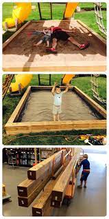 Diy Huge Backyard Sandbox Backyard Sandbox Diy Sandbox Backyard Playground