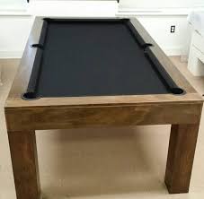 Custom And Stylish 7ft Conversion Pool Table With Ping Pong Top Finished With A Dark Walnut Stain You Choose The Color And Size Non Slate Pool Table Dark Walnut Stain