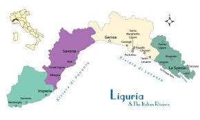 Top Places To Go On The Italian Riviera Tourist Map Italy Map Liguria