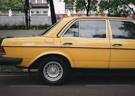 Image result for Sahara Yellow 1980 Mercedes