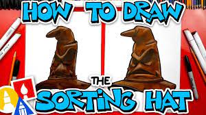 How to draw a pickle art hub. How To Draw Sorting Hat From Harry Potter Art For Kids Hub Art For Kids Hub Art For Kids Art Lessons For Kids