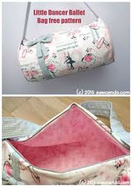 The Little Dancer Ballet Bag Free Barrel Bag Sewing Pattern Sew Modern Bags Ballet Bag Barrel Bag Bag Patterns To Sew