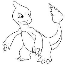 For boys and girls, kids and adults, teenagers and toddlers, preschoolers and older kids at school. Charmeleon 1 Coloring Page Free Printable Coloring Pages For Kids