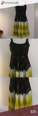 Black And Yellow Tie Dye Dress 3 15 Calvin Klein Black And Yellow Tie Dye Dress Tie Dye Dress White Tie Dye Dress Calvin Klein Black