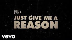 P Nk Just Give Me A Reason Official Lyric Video Youtube