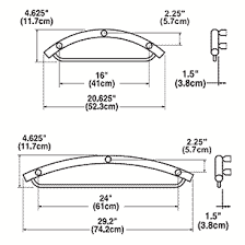 Invisia's sleek towel bar adds a modern and elegant touch to any bathroom. Dual Purpose Grab Bars For Your Bathroom Invisia Collection