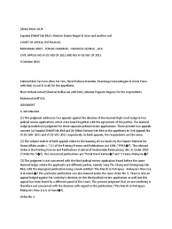 Court case battle ensued in 2012. Case 1 Judgment Law Government