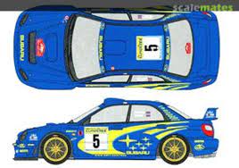 Works Team Impreza 2001 Monte Carlo Decals (for Tamiya), Shunko Models  SHK-D341 (2017)