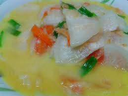 6 biji bawang merah 4 ulas bawang putih 1 inci kunyit hidup 2 inci si kembar ni tak makan pedas, jadinya mama langsung tak letak cili. Ini Lah Kehidupanku Lobak Putih Masak Lemak